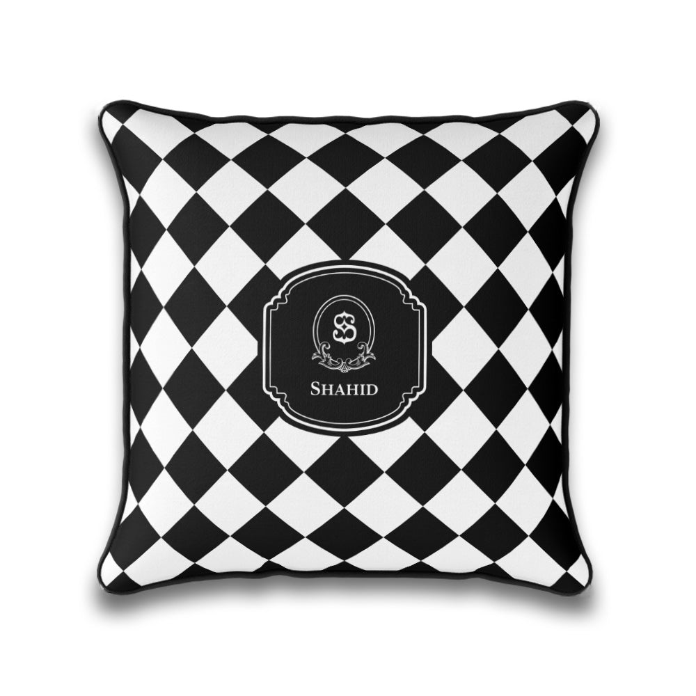 Checkered Cushion Cover