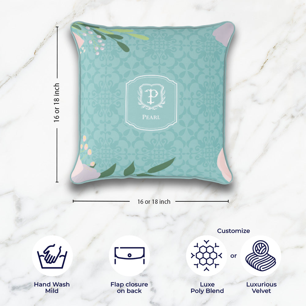 Royal Bloom Cushion Cover