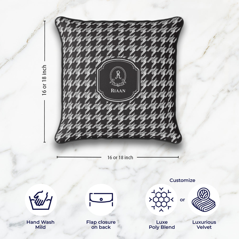 Houndstooth  Cushion Cover