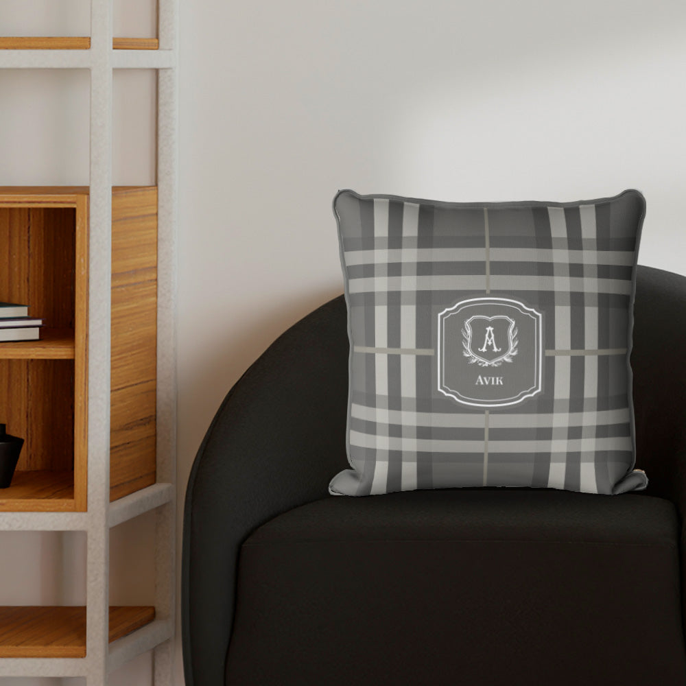 Plaid Cushion Cover