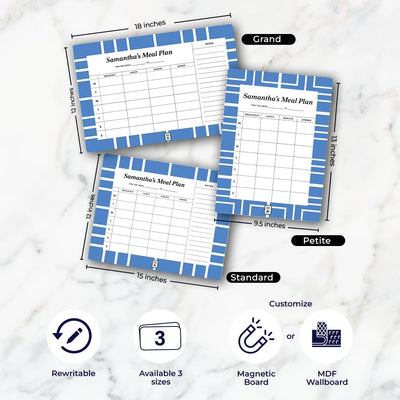 Nautical Grid Meal Planner