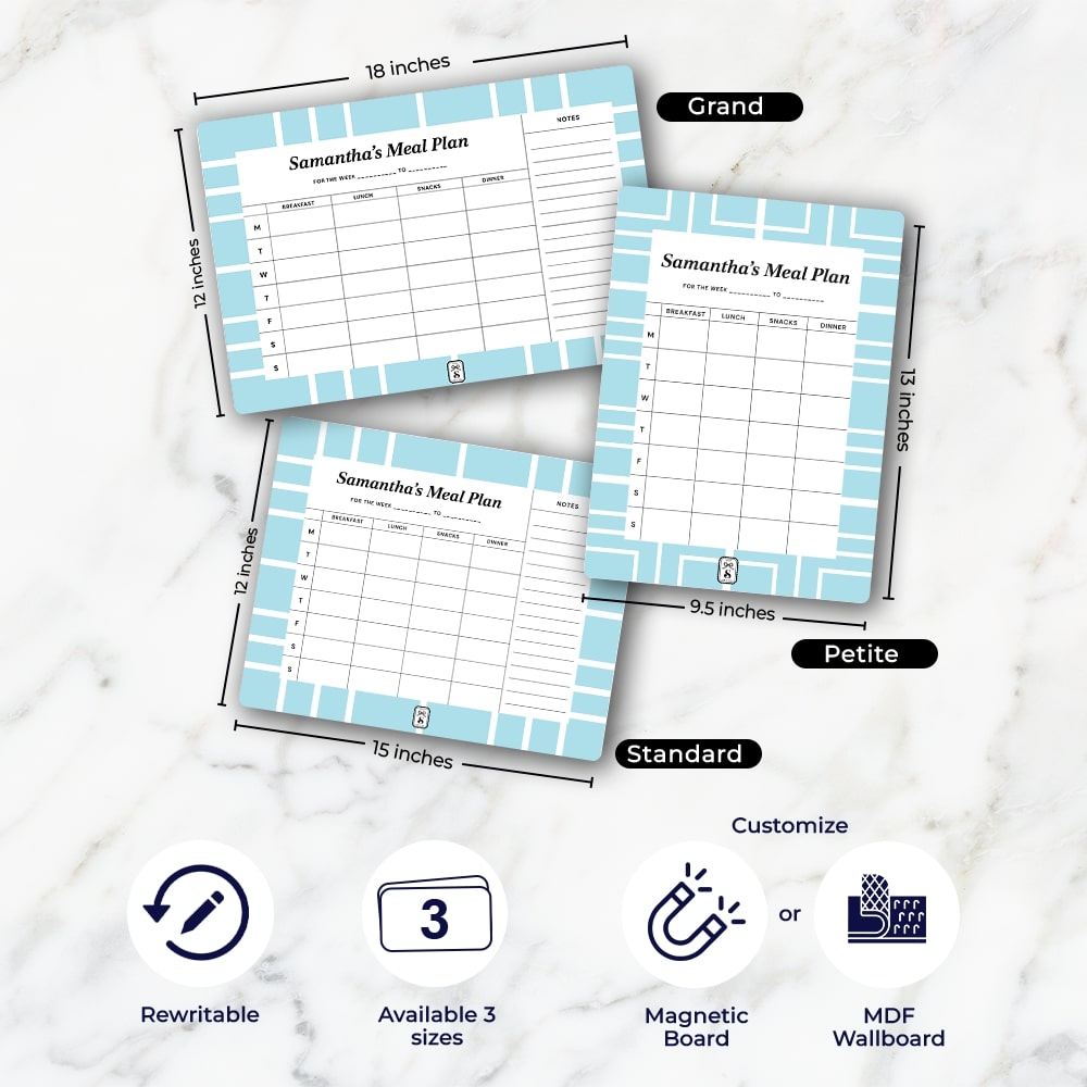 Nautical Grid Meal Planner