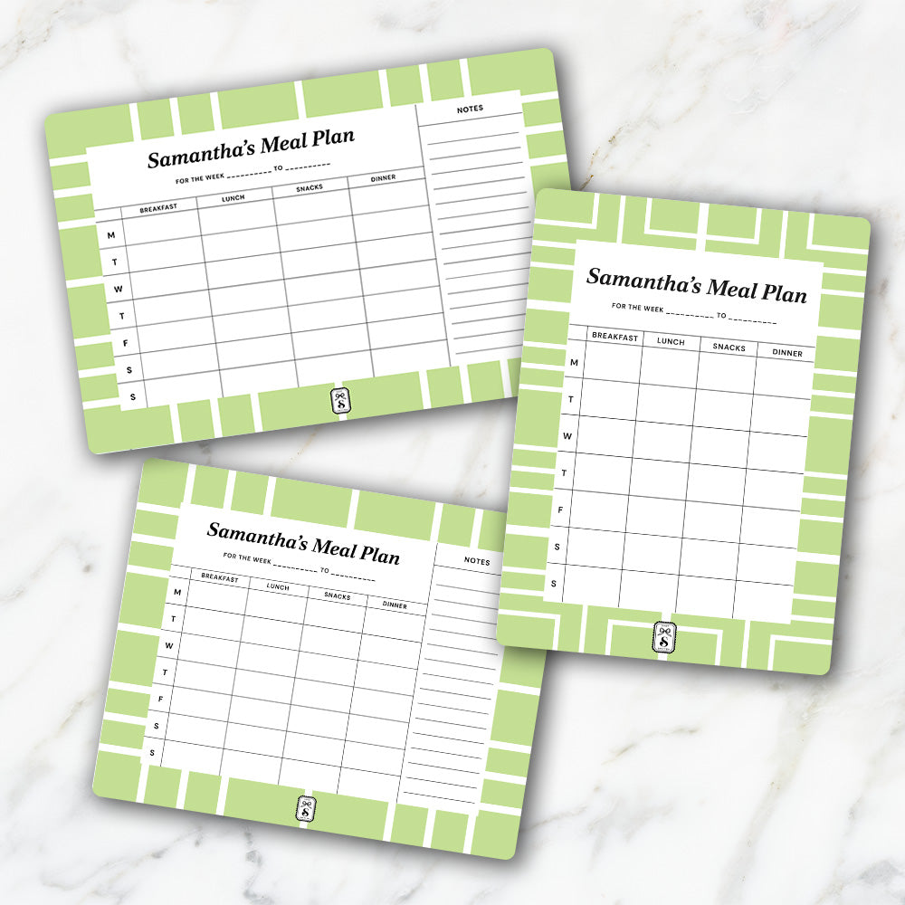 Nautical Grid Meal Planner