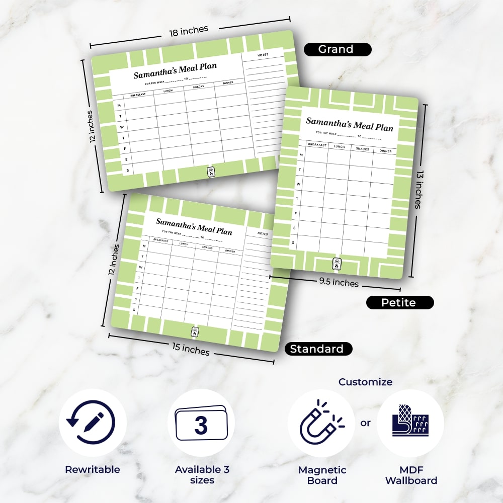 Nautical Grid Meal Planner