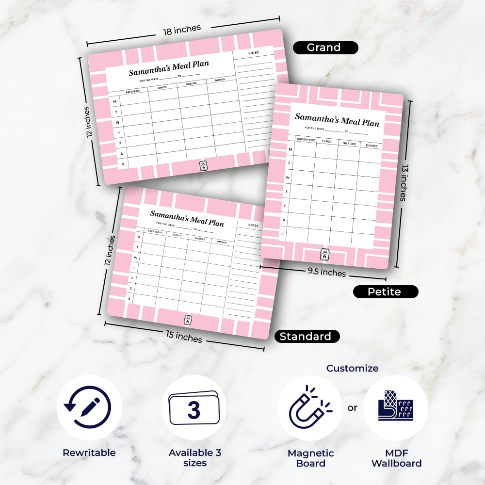 Nautical Grid Meal Planner