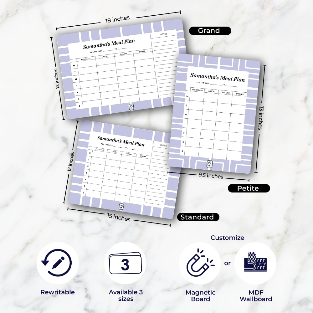 Nautical Grid Meal Planner