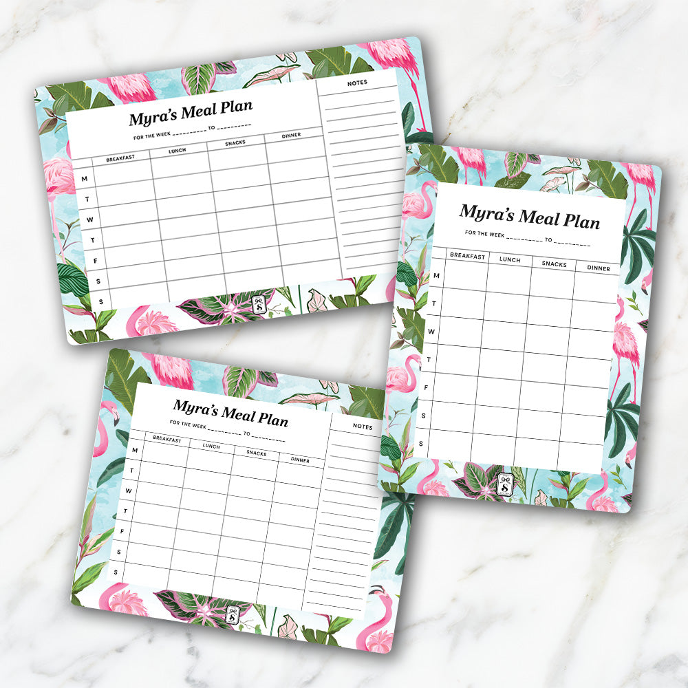 Flamingo Foliage Meal Planner