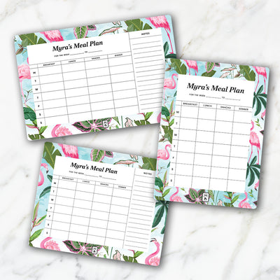 Flamingo Foliage Meal Planner