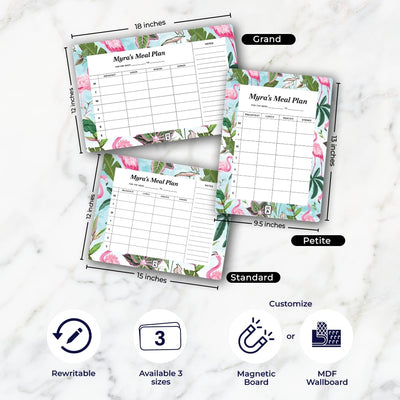 Flamingo Foliage Meal Planner