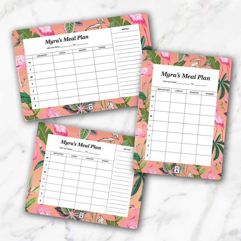 Flamingo Foliage Meal Planner