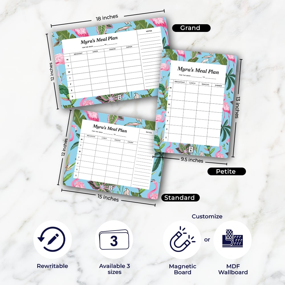 Flamingo Foliage Meal Planner