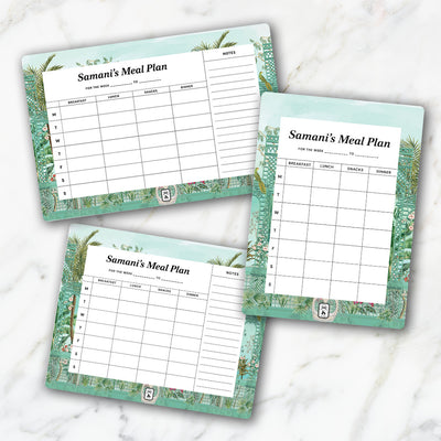 French Garden SerreFleurie Meal Planner