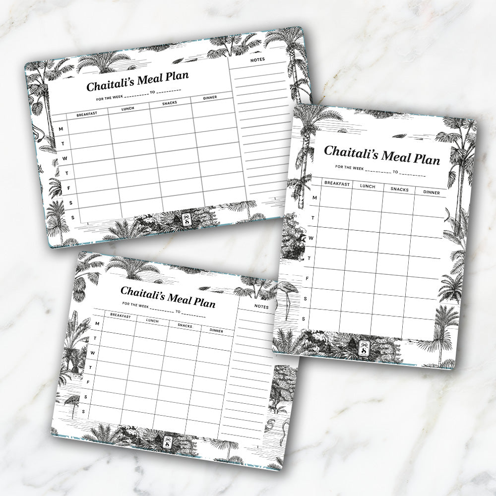 Savanna Noir Meal Planner