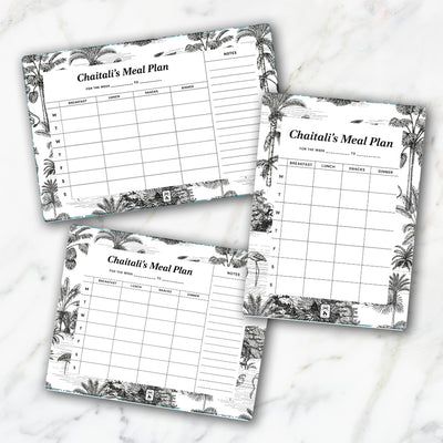 Savanna Noir Meal Planner