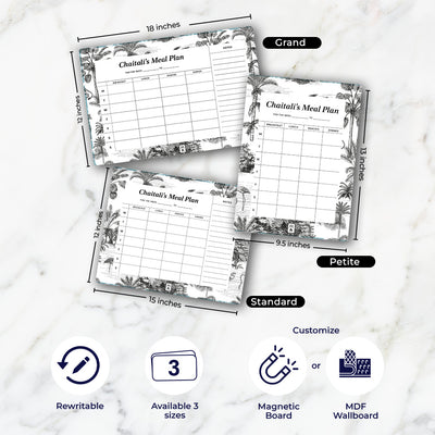 Savanna Noir Meal Planner