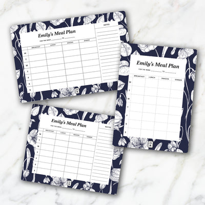 Ink Botanica Meal Planner