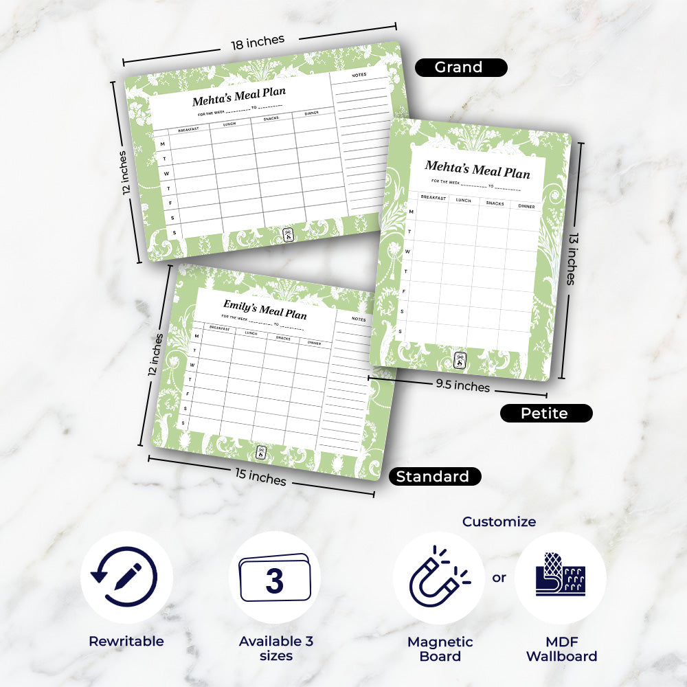 Ornateo Meal Planner