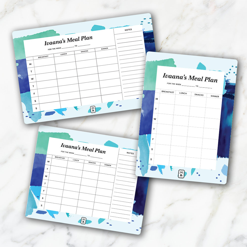 Whimsy Washes Meal Planner