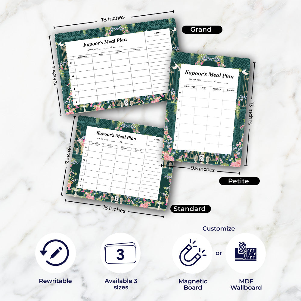 Secret Garden Meal Planner