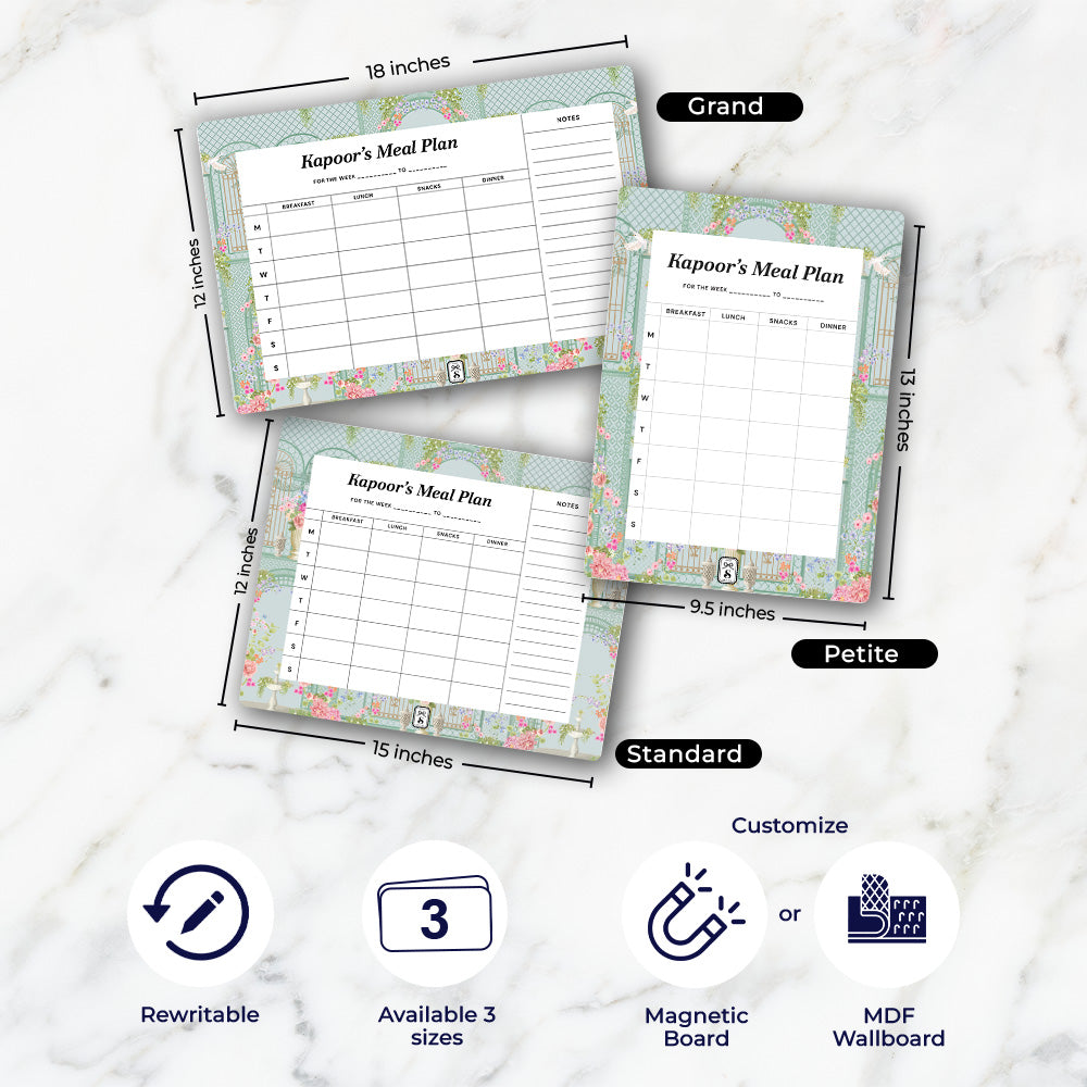 Secret Garden Meal Planner