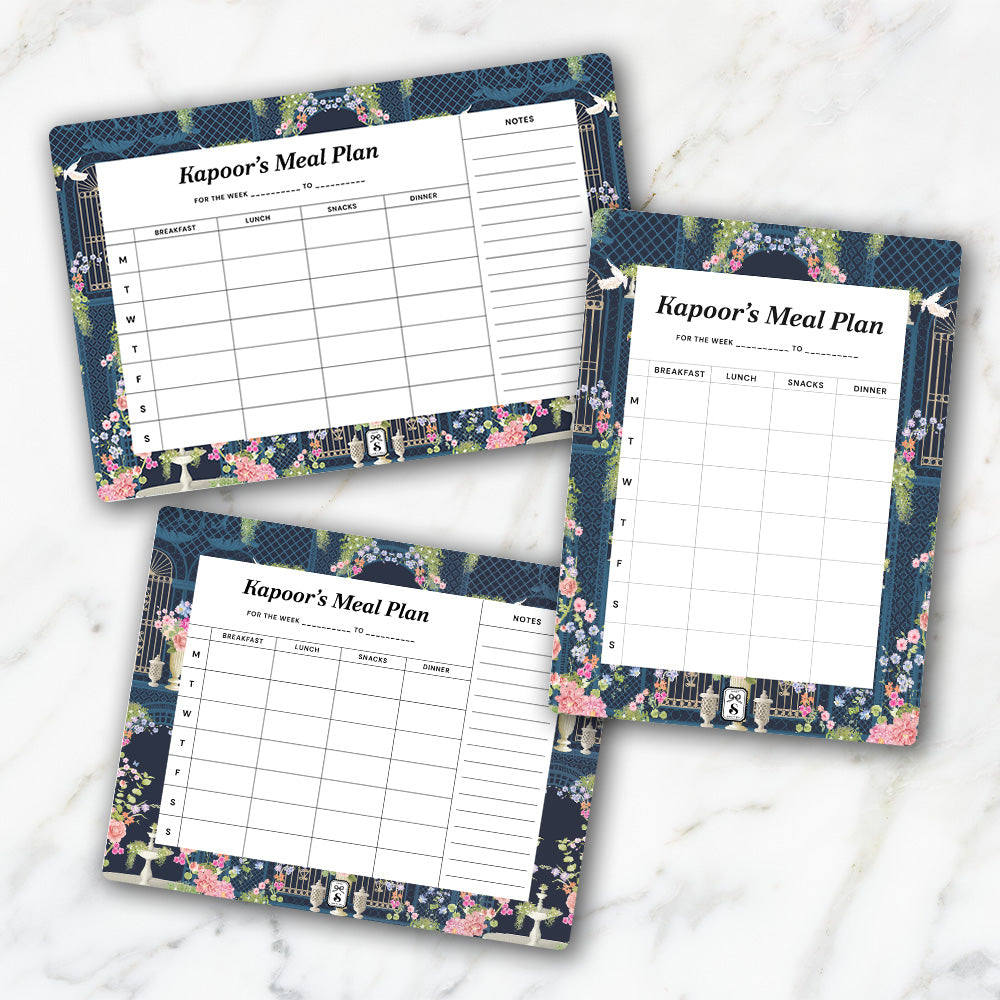 Secret Garden Meal Planner