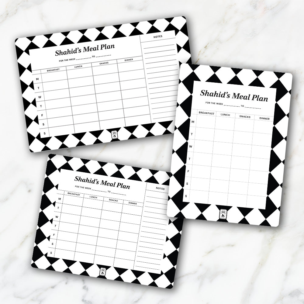 Checkered Meal Planner