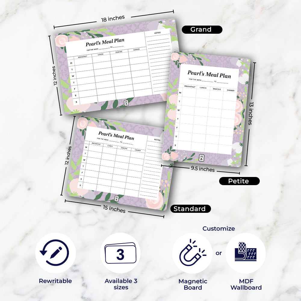 Royal Bloom Meal Planner