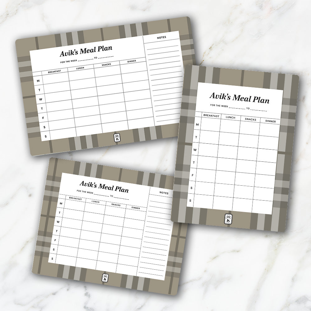 Plaid Meal Planner