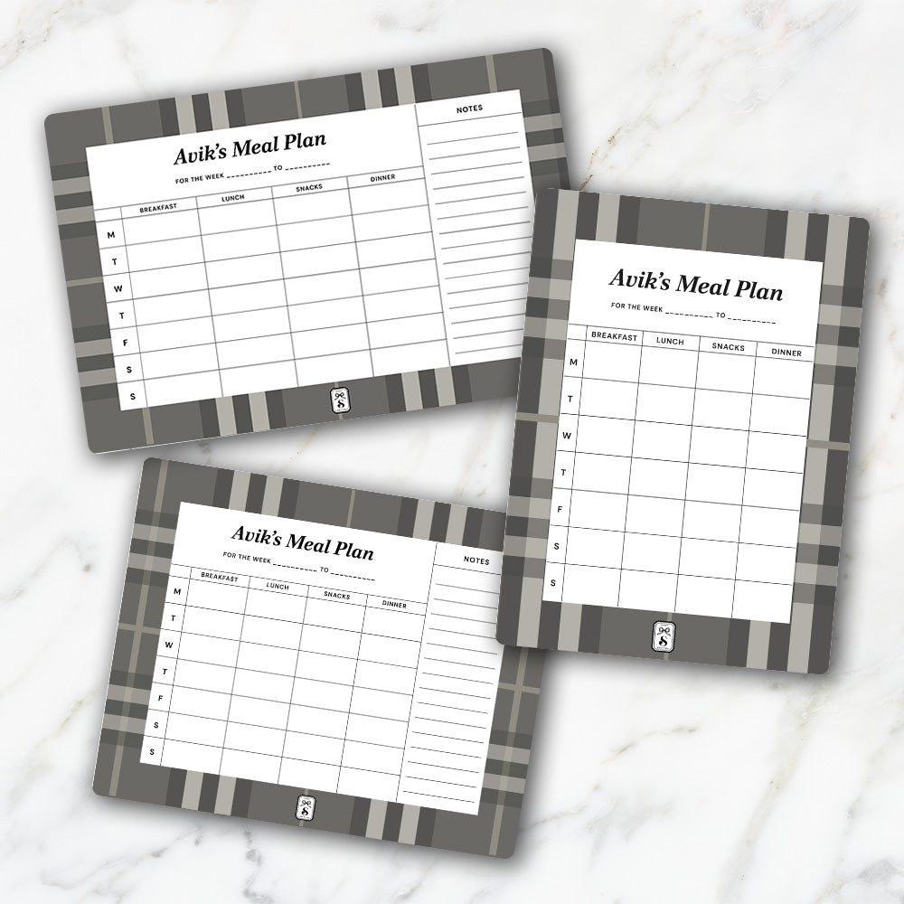 Plaid Meal Planner