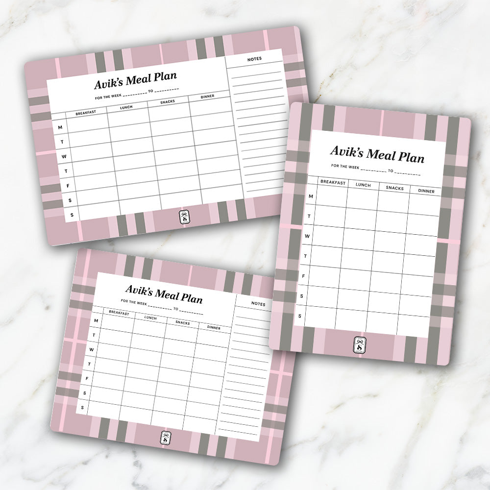 Plaid Meal Planner