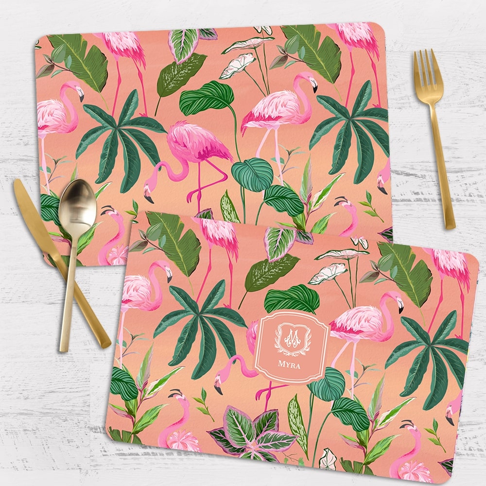 Flamingo Foliage Placemat