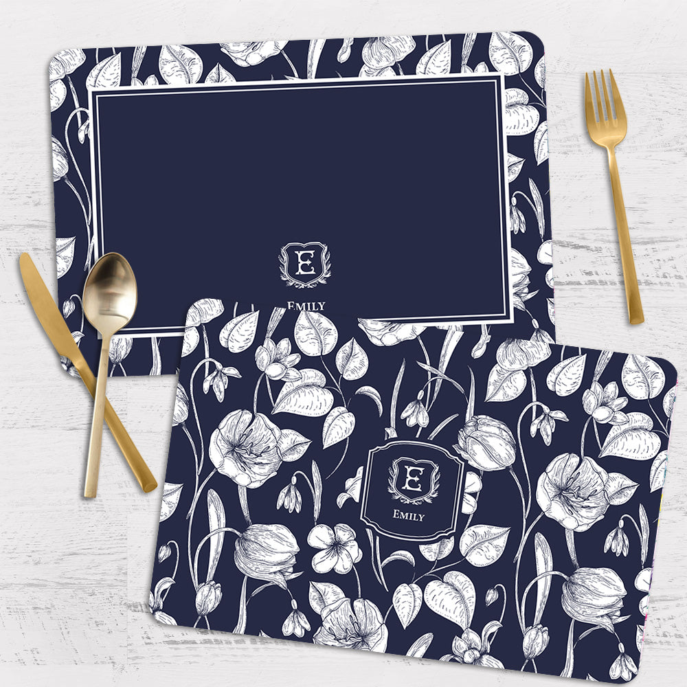 Ink Botanica Placemat