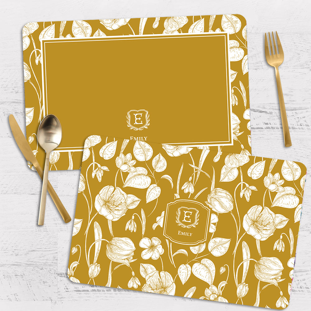 Ink Botanica Placemat