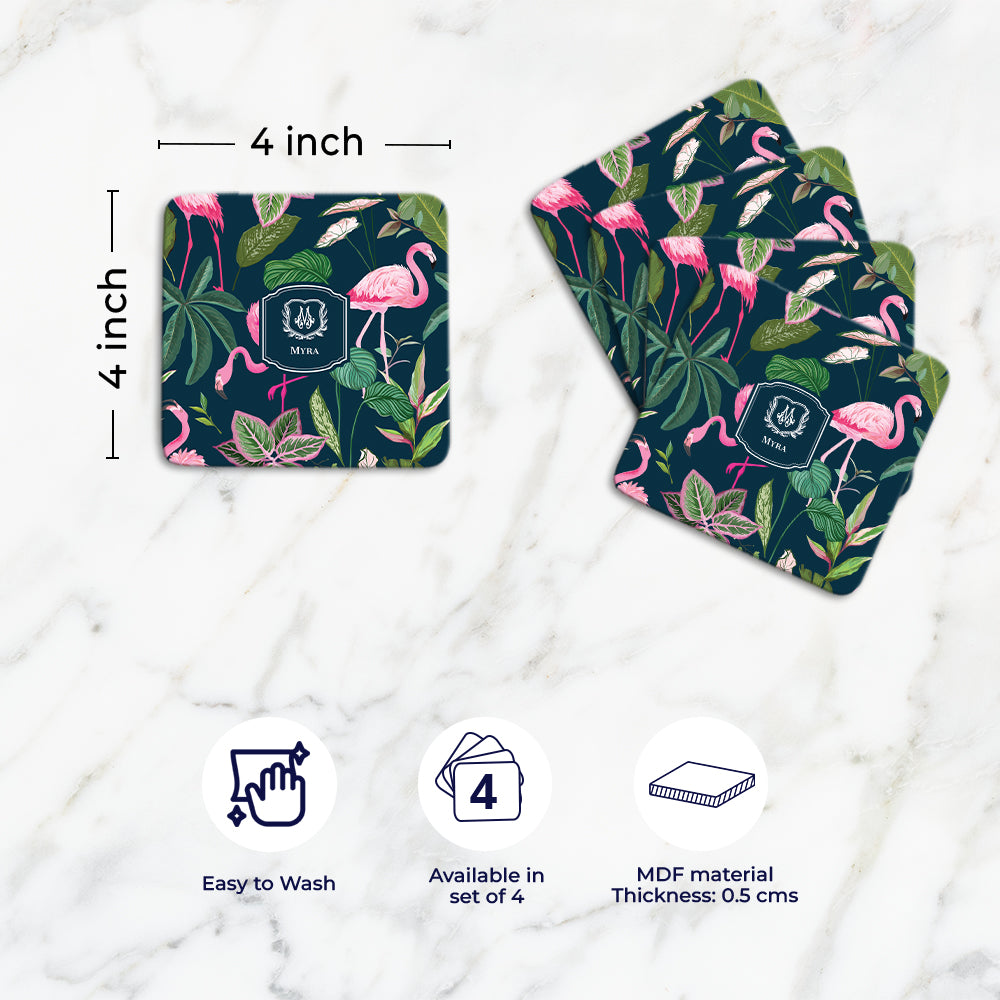 Flamingo Foliage Tableware Set