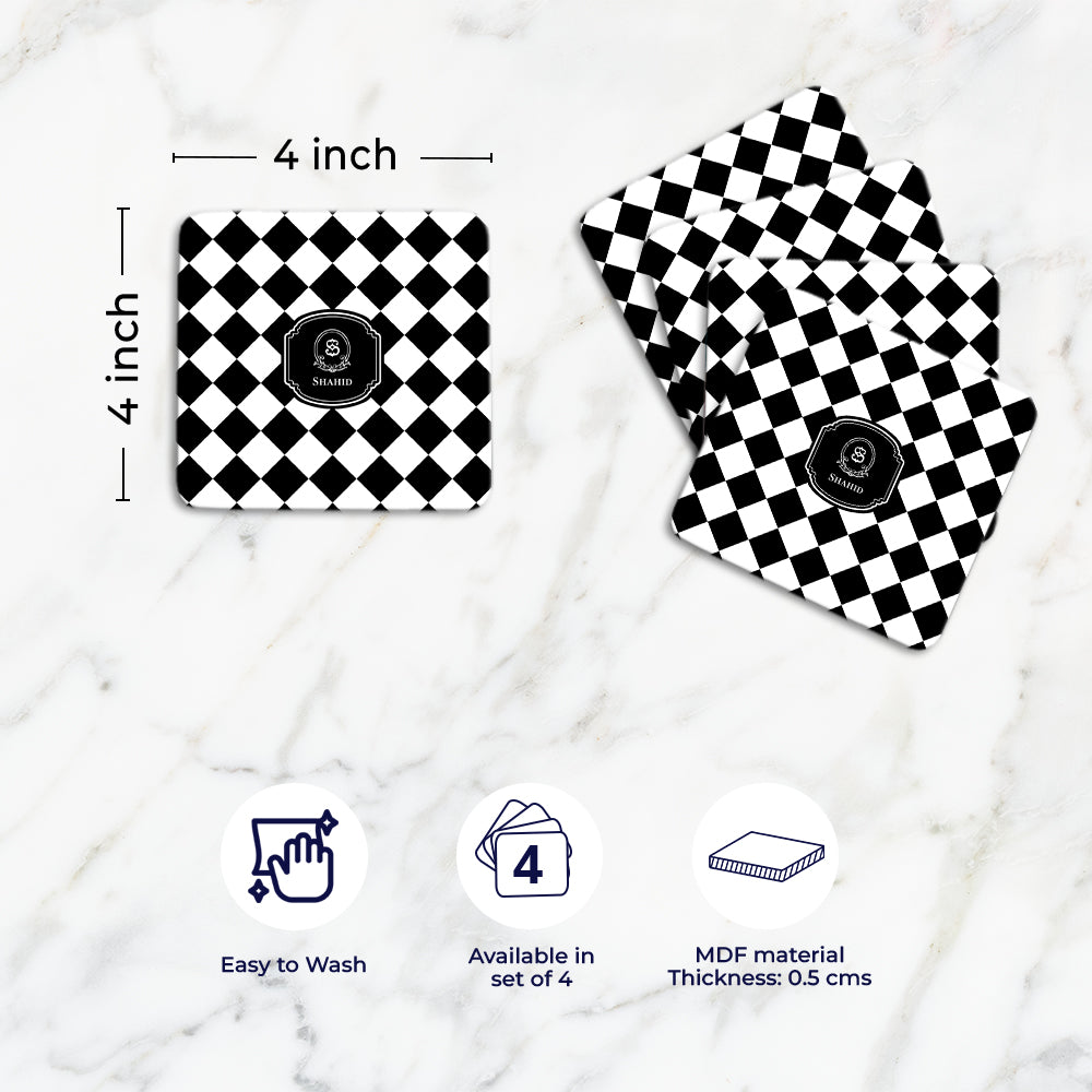 Checkered Tableware Set