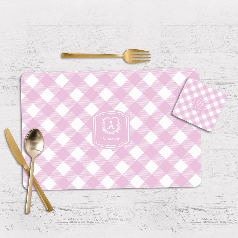 Gingham  Tableware Set