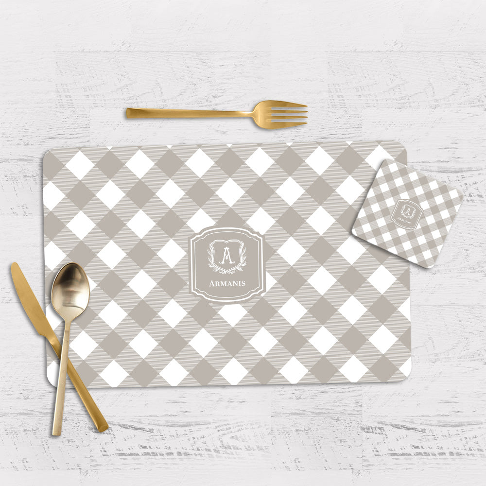 Gingham  Tableware Set