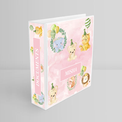 Safari Soiree Binder File