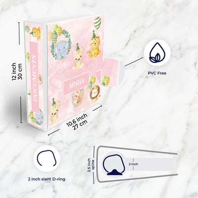 Safari Soiree Binder File