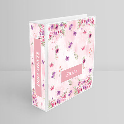Floral Fiesta Binder File