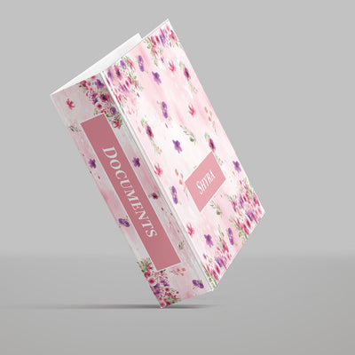 Floral Fiesta Binder File