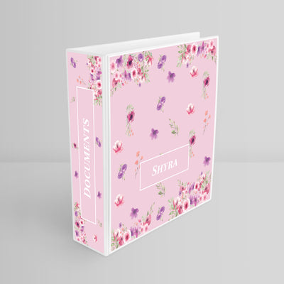 Floral Fiesta Binder File
