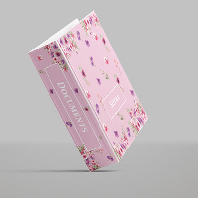Floral Fiesta Binder File
