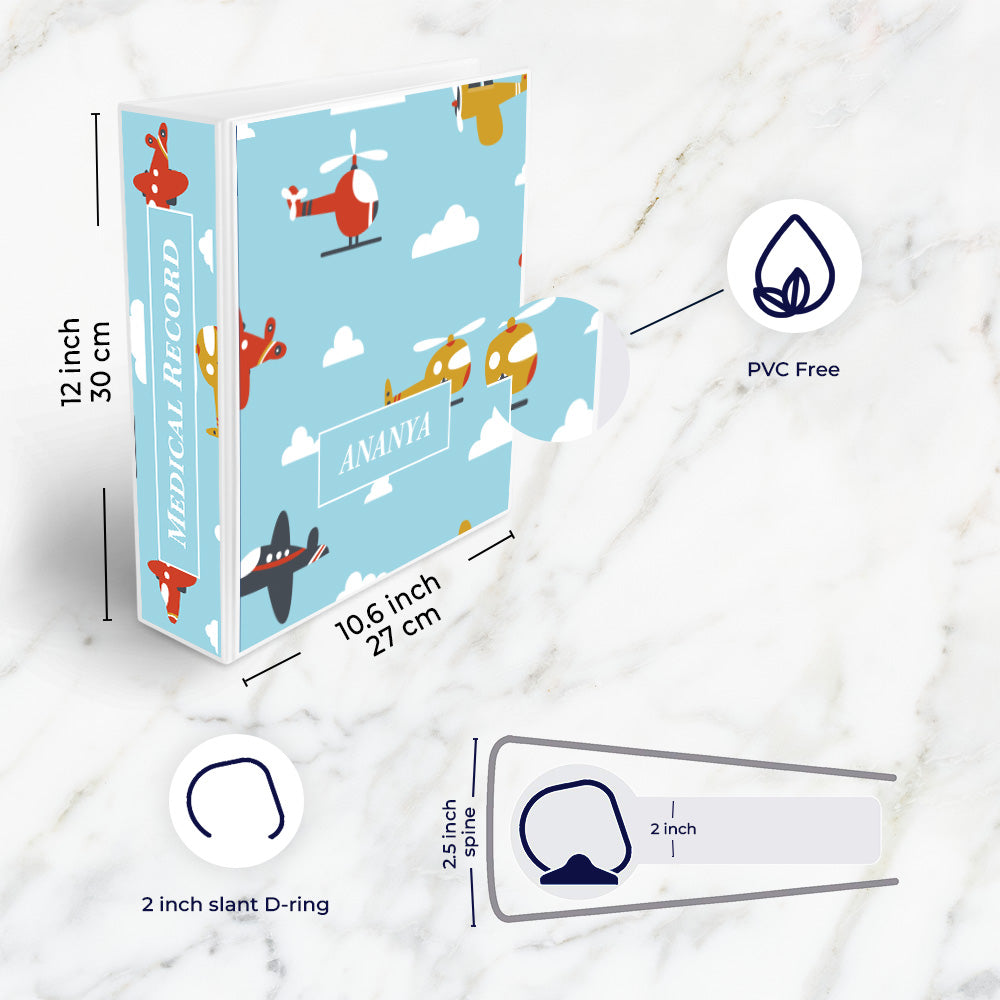 Airplane Skies Binder File (kids)