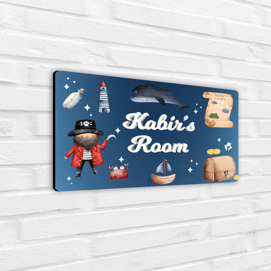 Treasure Island Name Plate (Standard) (kids)