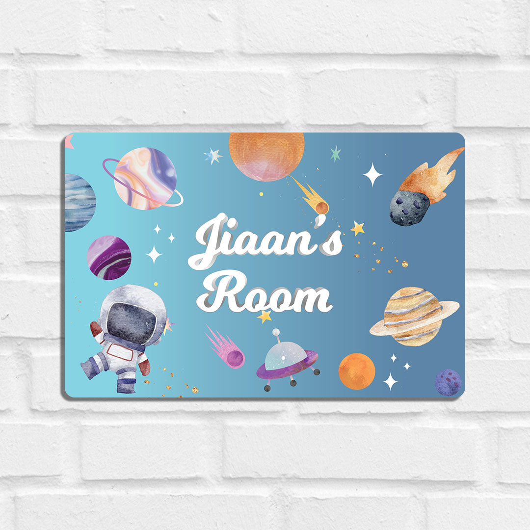 Lil Astronaut Name Plate (Standard) (kids)