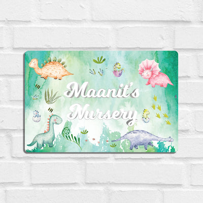 Dinoland Name Plate (Standard) (kids)