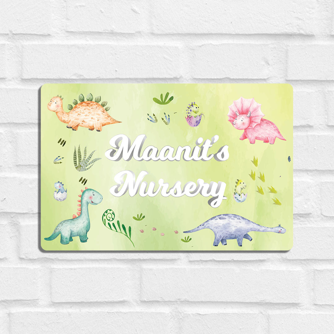 Dinoland Name Plate (Standard) (kids)