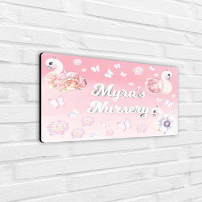 Swan Lake Garden Name Plate (Standard) (kids)