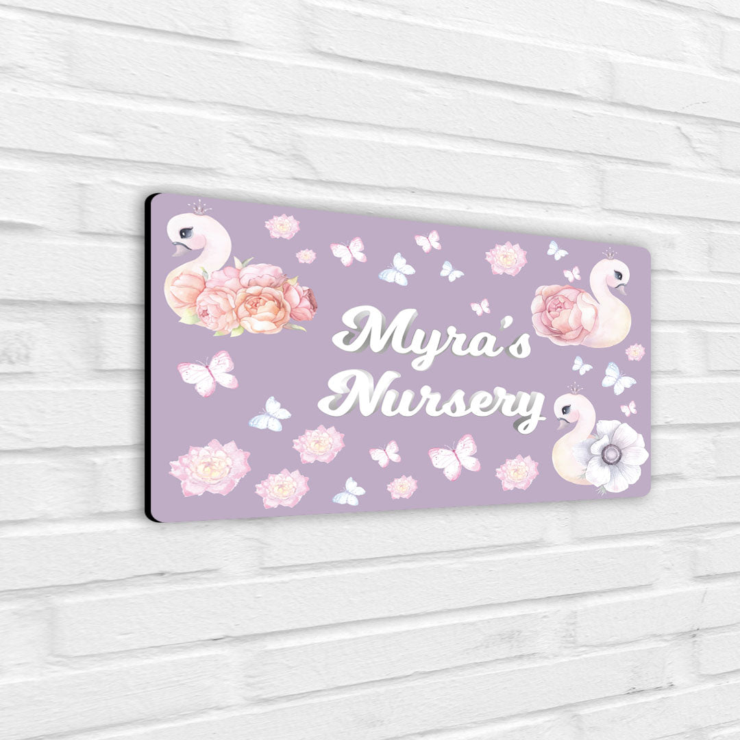 Swan Lake Garden Name Plate (Standard) (kids)